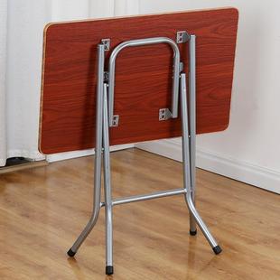 可折叠饭台折叠桌矮小桌子小餐桌长方形吃饭桌子折叠小饭桌长方桌