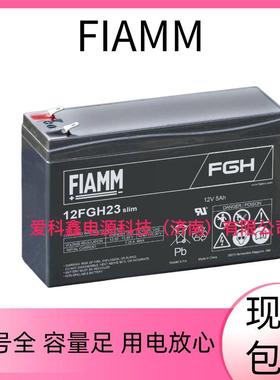 FIAMM蓄电池 12FGH23 12V5 AH 船舶应急免维护铅酸电池