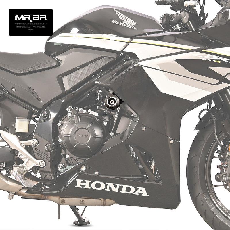 Mrbr适用于本田Cbr400R保护保险杠防摔球500R竞技酒吧摩托车改装图片