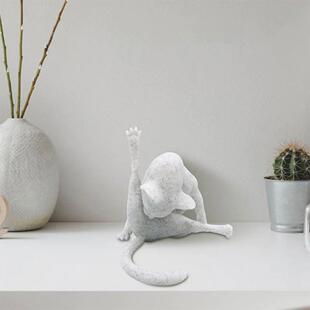 跨境品Funny Cat Figurine Cat Sculptu树脂工艺有趣的猫雕像礼物