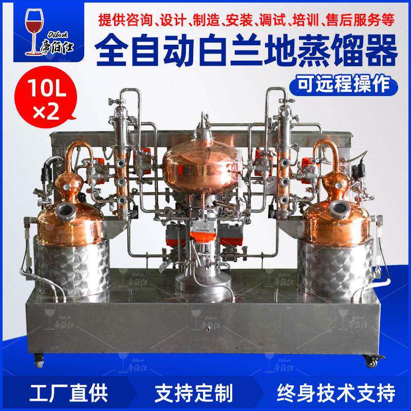 全自动蒸馏器10LX2实验室科研学校试验设备研发蒸馏白兰地果酒