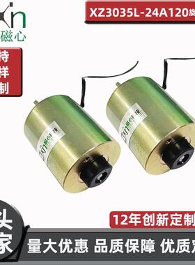 自动化设备零部件XZ3035L旋转电磁铁直流DC24V非标磁控磁力