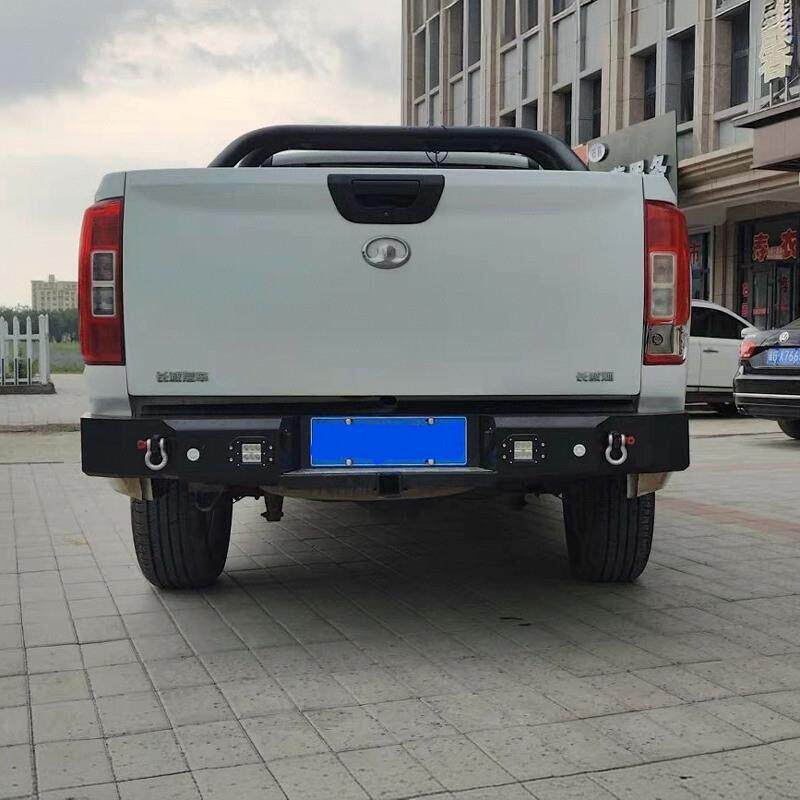 全钢焊接长城商用/乘用/越野/金刚炮后竞技拖车杠钢制金属保险杠