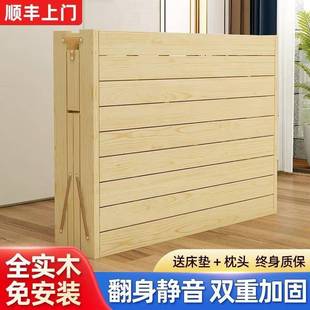 1米宽的单人床成人家用折叠床午休1米5成人简易家用实木硬板午睡