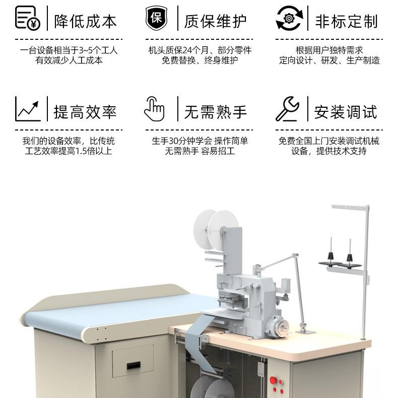 自动窗帘花边缝纫机工艺机多针拼接缝制机兄弟机头布料同步输送带