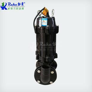 潜水泵如克无堵塞排污泵大流量电动混流泵铸铁材质优惠价抽水