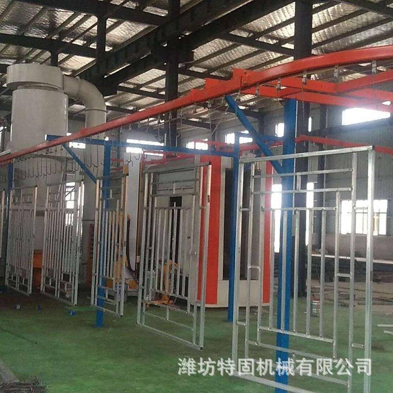 喷粉设备塑粉收机02喷塑水回收机粉末回柜收粉末回收回喷涂流线