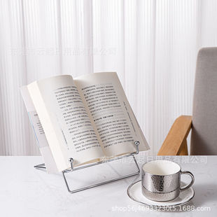 时钟日历支架202年台历架子复古高颜值书架阅读架相框摆台展示架