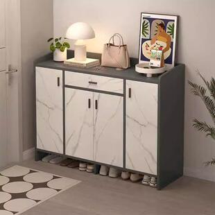 桦崟鞋柜储物柜一体二合一新款2024爆款入户门柜子家庭门口电梯间鞋架摆件饰品床笠拉车