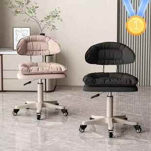 新款 椅子升靠椅云朵LWD旋转椅可儿 旋转美甲椅子学习背凳旋转降式
