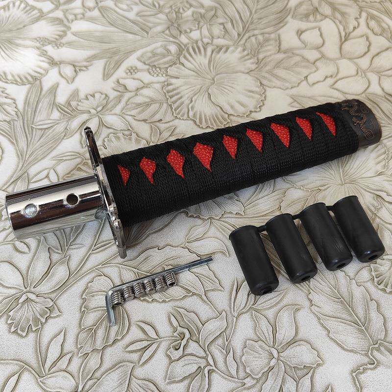 新款直销汽车排挡头武士排挡头档把头改装通用加长个性档把创意手