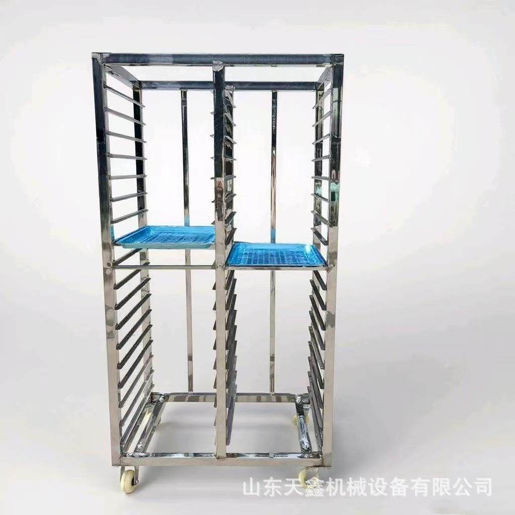供应安徽滁州不锈钢食品馒头包子架子车冷冻周转车果脯冷冻推车多
