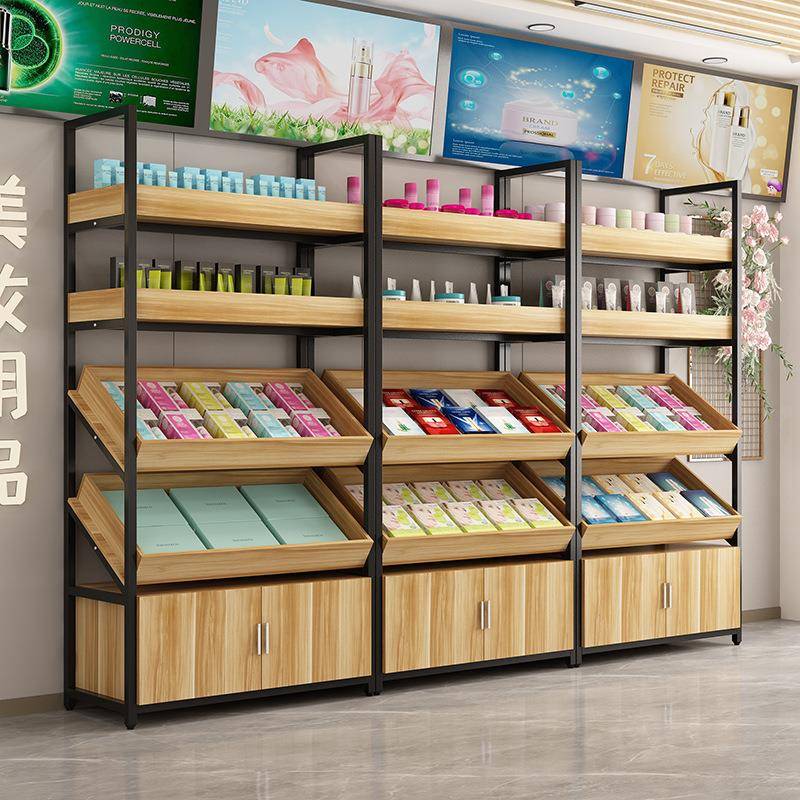 超市货架多功能零食展示架水果架便利店小卖部散称休闲食品展示柜