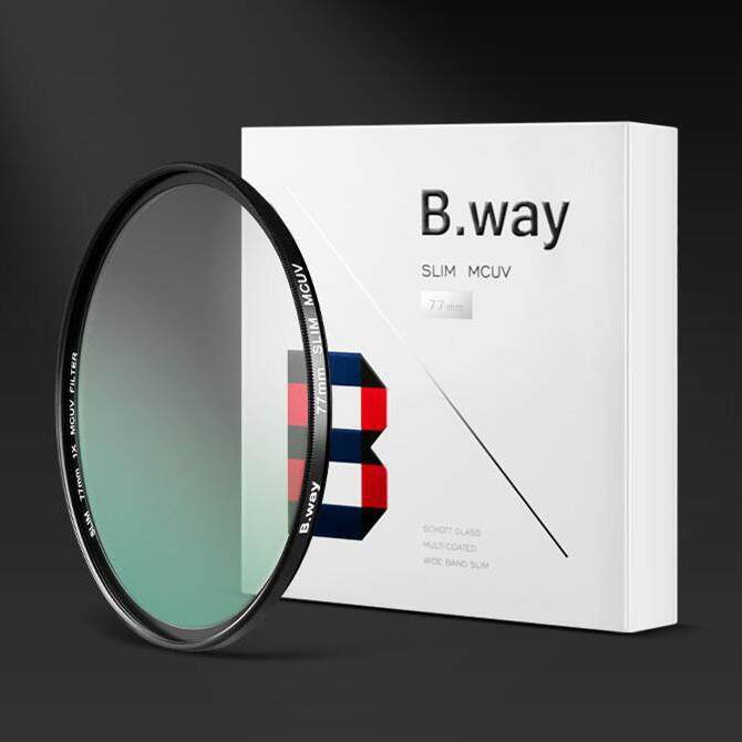 现货B.way兰道MC UV镜40.5 49 58 62 67 72 77 82 8695UV滤镜保护