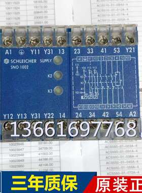 德国施莱西尔 schleicher 继电器 SNO1002 (D) AC24V现货