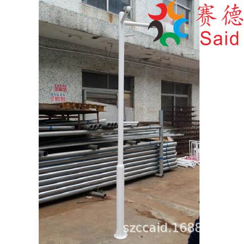 监控立杆3米3.5米4米扬尘监控立杆LED屏框立柱雪亮工程立杆箱子