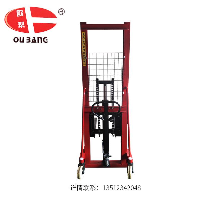 厂家制作手动液压推高车手动液压车规格齐全