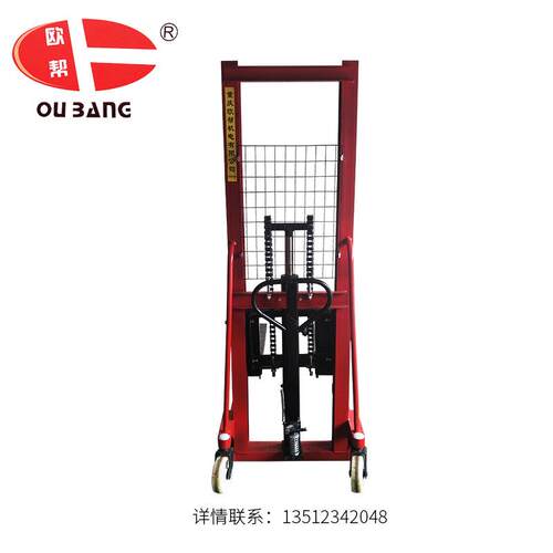 厂家制作手动液压推高车手动液压车规格齐全