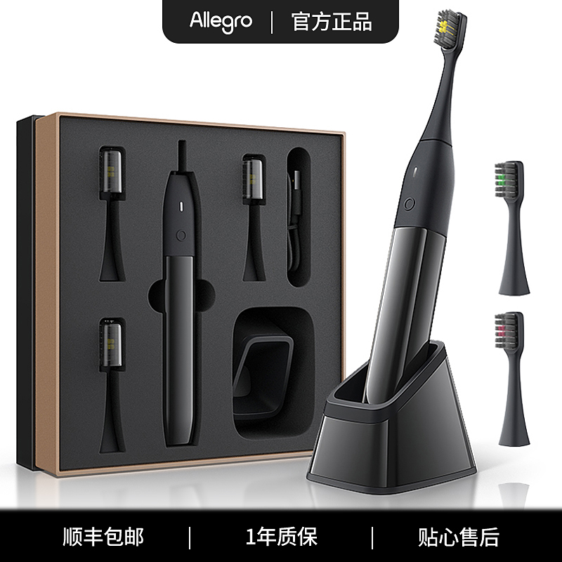 Allegro爱丽歌电动牙刷成人情侣款软毛家用全自动奢华礼物套装M1