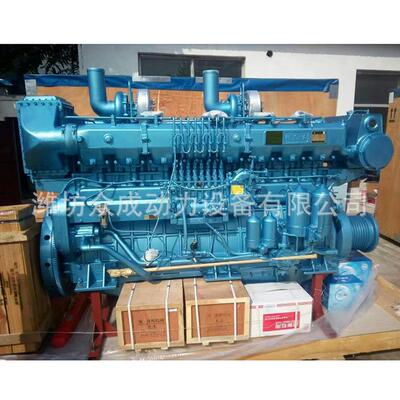 潍坊船用柴油发动机8170船用发动机530KW 720马力船机 万小时质保