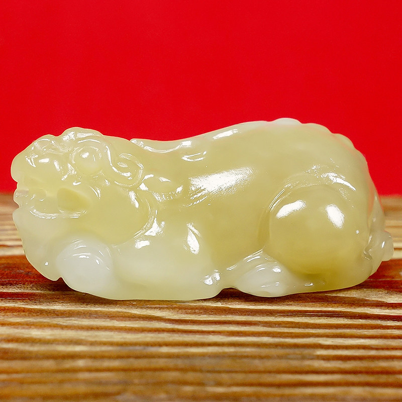 W1寓意：招财纳福新疆和田玉糖