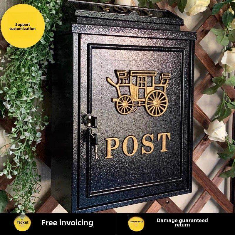 包邮欧式英式民宿别墅信箱室外防雨邮箱壁挂邮筒田园创意信报箱,商业/办公家具,邮筒/信报箱,淘宝优惠券,粉丝福利购,淘宝优惠卷