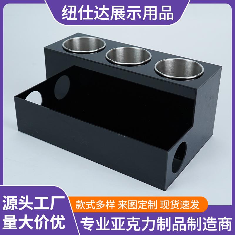 现货亚克力收纳盒洗漱用品吹风机家居护发工具整理置物化妆归类盒