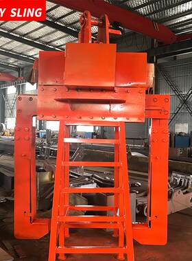 平移式电动卧卷夹钳旋转起重钢卷伸缩吊夹具吊卷板吊具旋转吊具