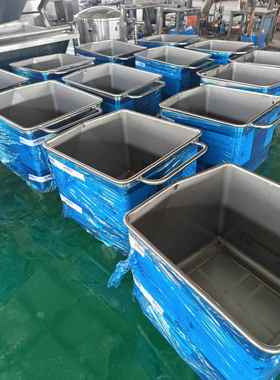 德铭盛产 不锈钢肉料车 200L物料小车 620mm内长的肉类小料车