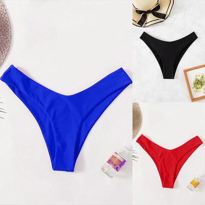 Triangle beach split bikini seamless low waisted swimsuit