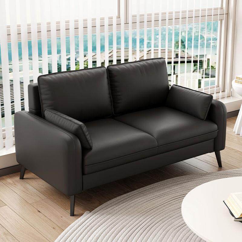 北欧双人沙发小户型家用公寓出租房办公室休息区接待科技布小沙发