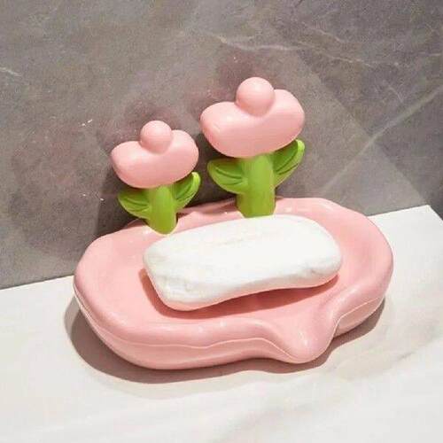 Creative Creative Floral Soap Box Flower Decor Portable