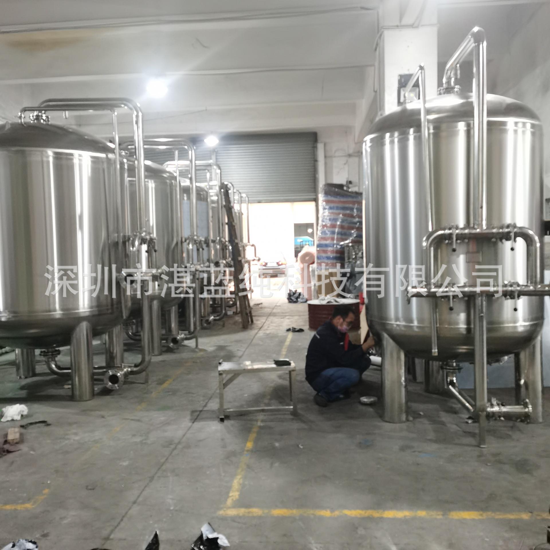 源头工厂不锈钢锰砂石英砂过滤罐活性炭罐地下水除杂质罐滤筒