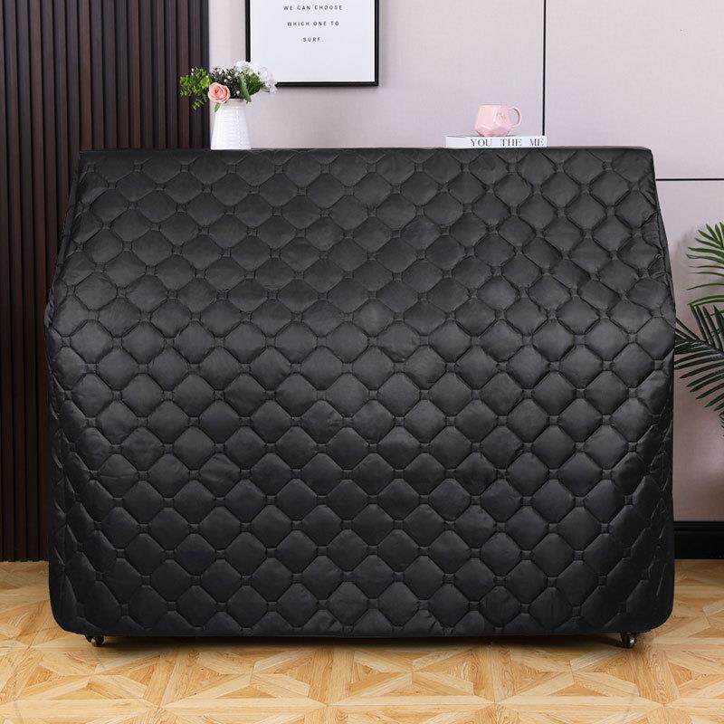 跨境钢琴罩黑色夹绵加厚防水包边立体钢琴防尘罩钢琴乐器罩