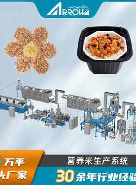 真诺方便米饭生产线魔芋营养米加工机器双螺杆挤出机低GI米设备