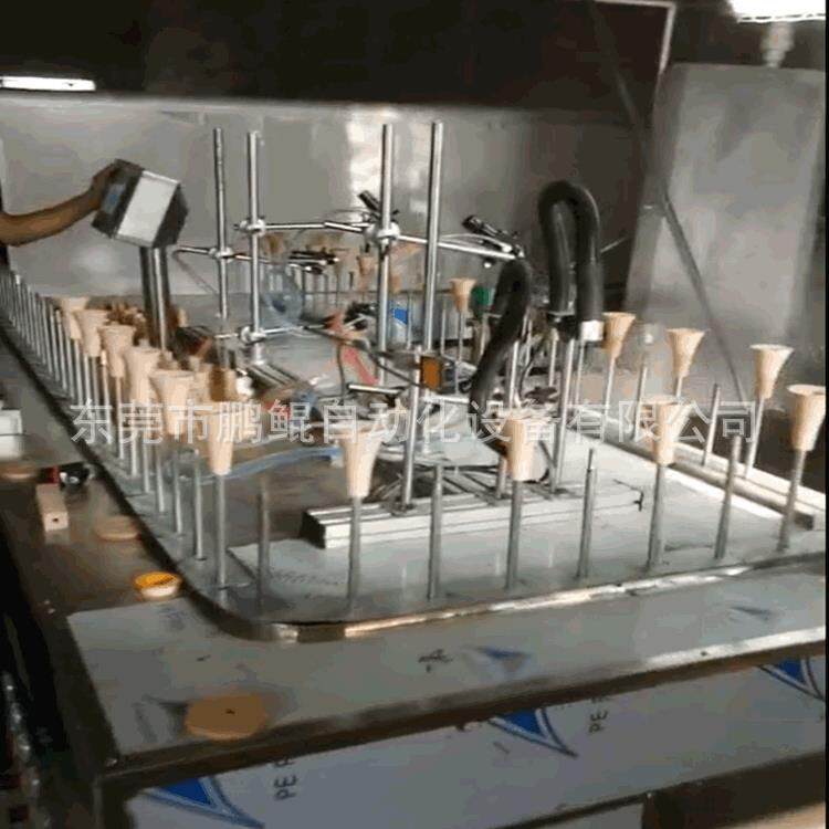 厂家直销木制沙发脚定枪环形线喷涂设备桌脚自动喷漆机厂家直销