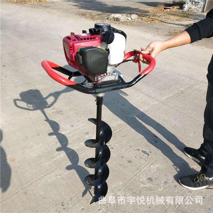 便携式挖坑机手提式农用钻洞机大功率汽油打窝机