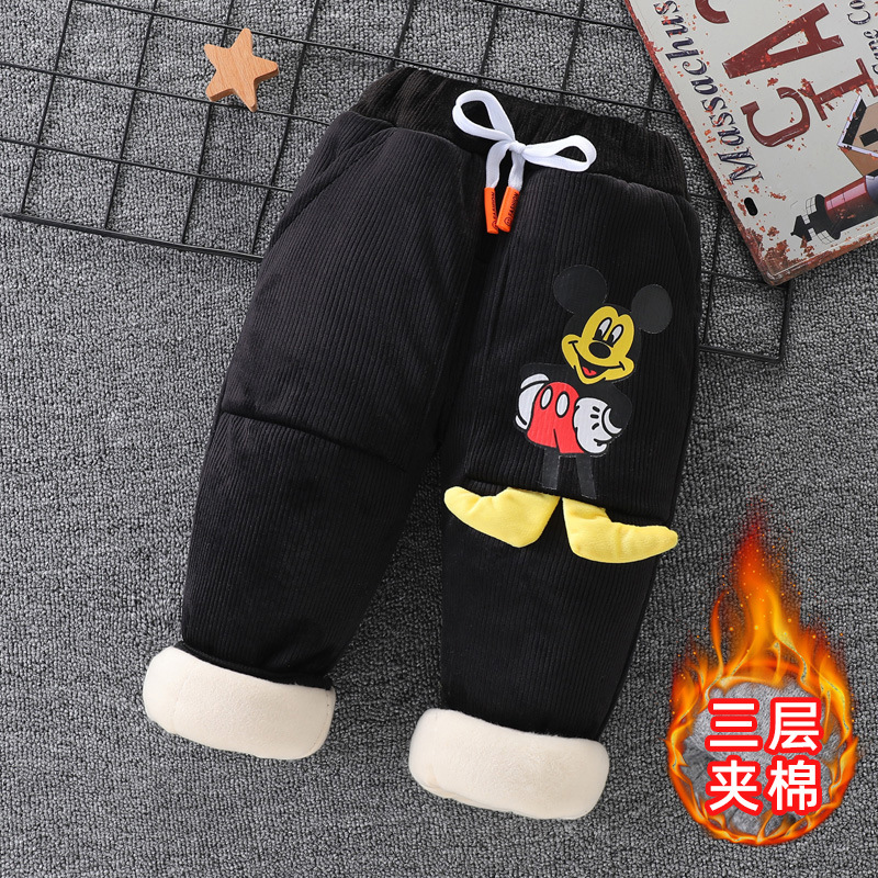 宝宝棉裤男童加厚女童裤子裤子