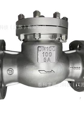 H44W-100V不锈钢4A2205法兰PN100旋启式止回阀