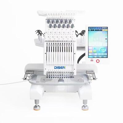 全自动小型单头电脑绣花机刺绣机Single Head Embroidery Machine