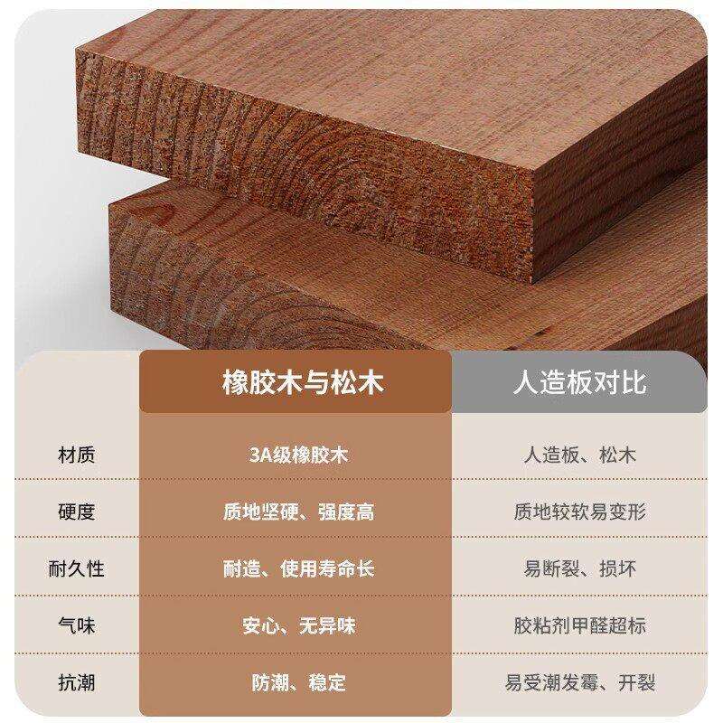 实木桌面书架家用桌上置物架简易书立架公桌收纳架手提式书柜