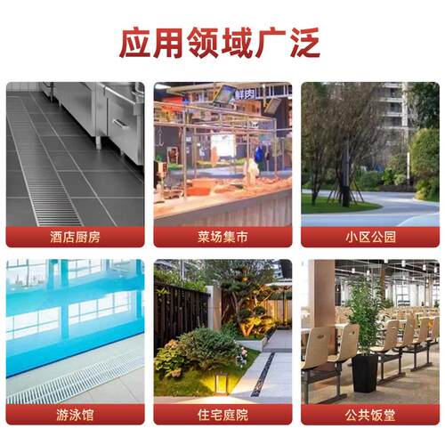 304不不锈钢雨水篦子21锈钢排水BPJ沟盖板水槽明0雨沟水篦子带框