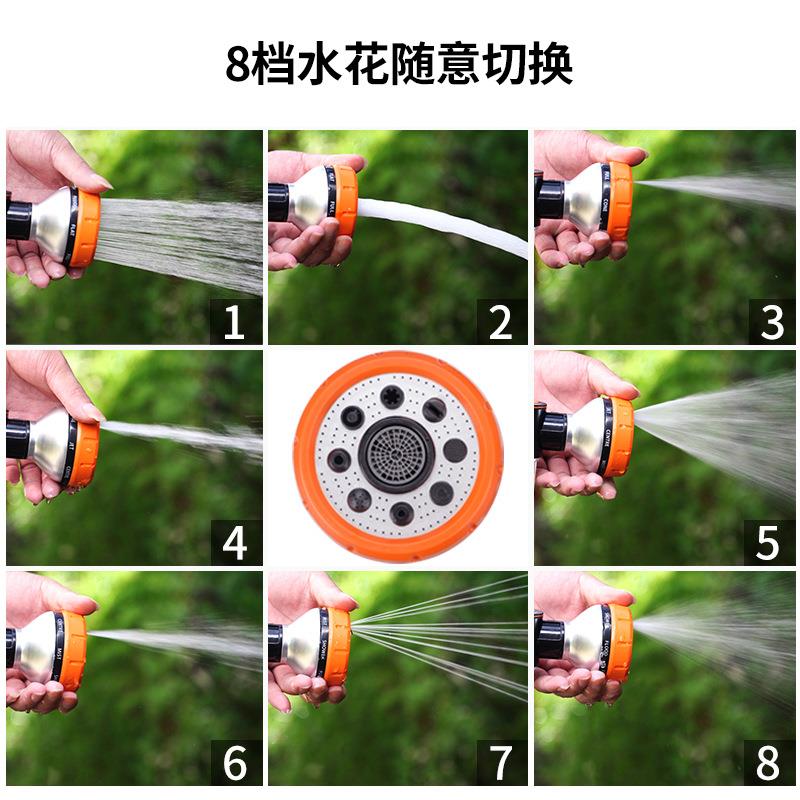 新款直销塑料皂液喷水枪跨境便携调节浇菜宠物洗澡刷子喷头浇花喷