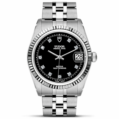 【9.8新】帝舵手表王子系列M74034奢侈品帝舵黑盘自动机械男腕表