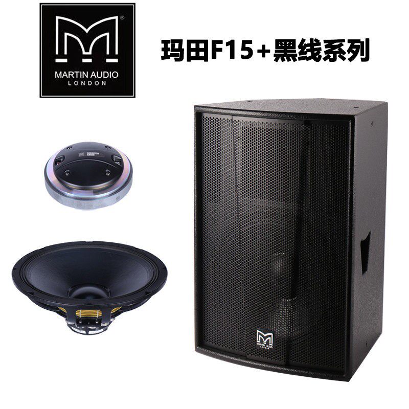 专业酒吧舞台音响 玛田F101215落地式大功率会议用音箱 家用高灵敏度音响配件