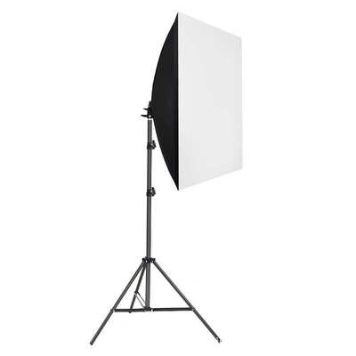 5070柔光箱澳插白光柔光套装摄影棚直播补光LED照明室内拍照打光