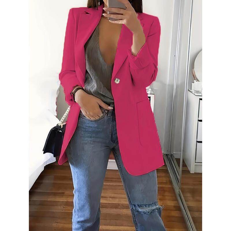 X 35907 Women Spring Blazer Elegant Fall Chic西装外套