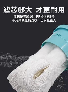 10寸2大寸胖超滤P膜VDF大胖手洗膜黄泥水克星适配滨特尔0大胖瓶大