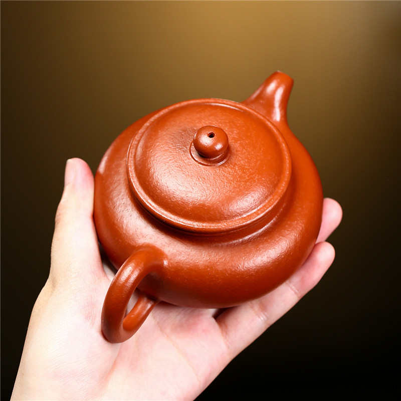 宜兴 批发 手工茶具籽茶壶紫砂壶鱼朱泥仿古制作