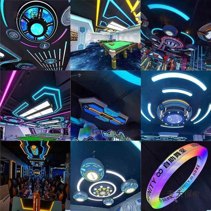 模块灯电玩城网吧电竞模组儿童游乐园酒吧KTV台球室超市商麦太保